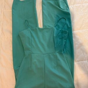 Teal Jumpsuit